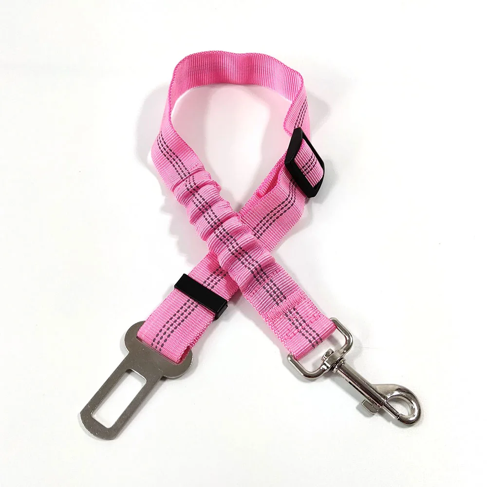 Title 16, Pet Dog Car Seat Belt Retractable Buffer Elasti...