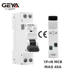 Premium Single Pole+Neutral Circuit Breaker, 6A - 40A, 220V, 6KA, C/B Curve - 6A