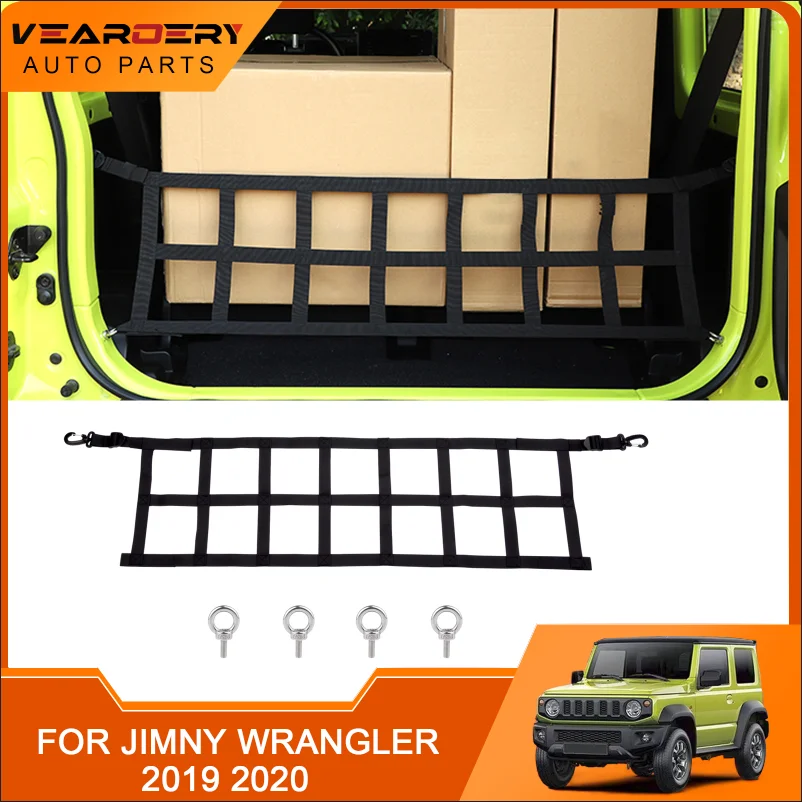 

Suitable for Suzuki Jimny 2019 2020 Black Luggage Net Sorter Automotive Accessories