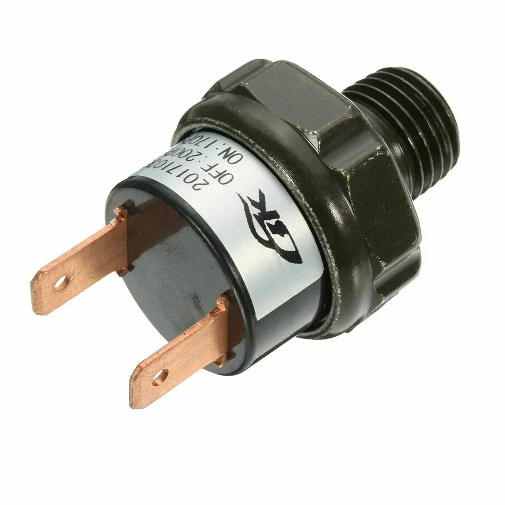 Dimension: Length: 45.5mm Width: 26.7mm Air Compressor Tank Pressure Switch 170 Psi On-200 Psi Off Air Ride Suspension