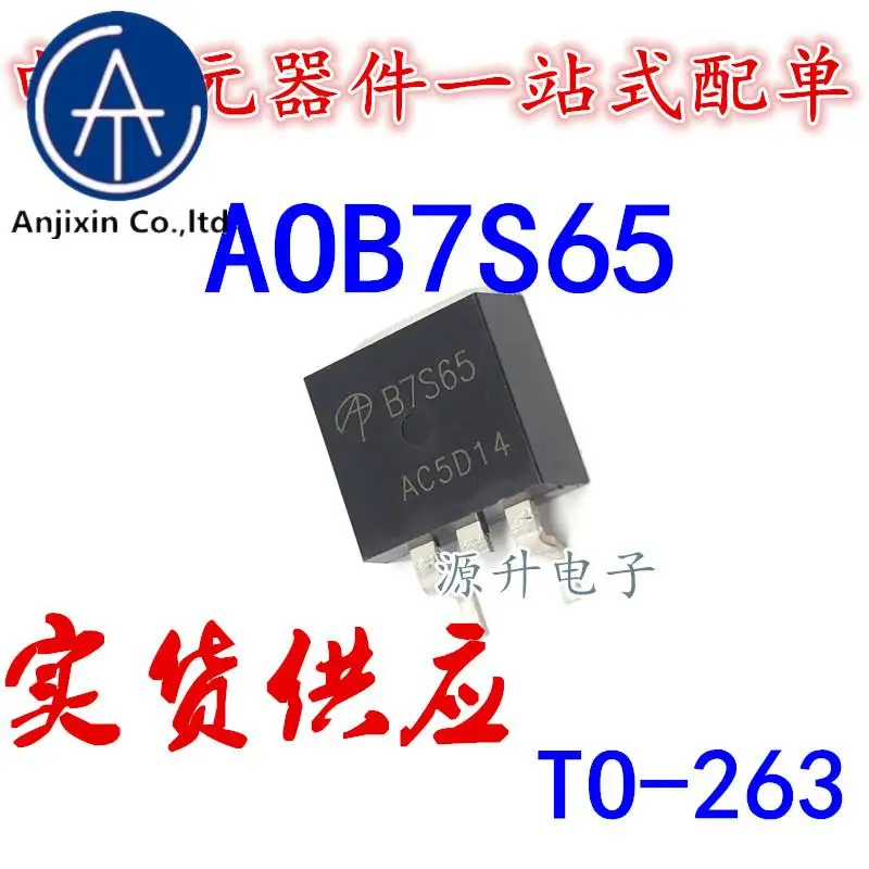 

20 шт. 100% оригинальный новый AOB7S65 SMD MOS полевой эффект N-channel SOT-263