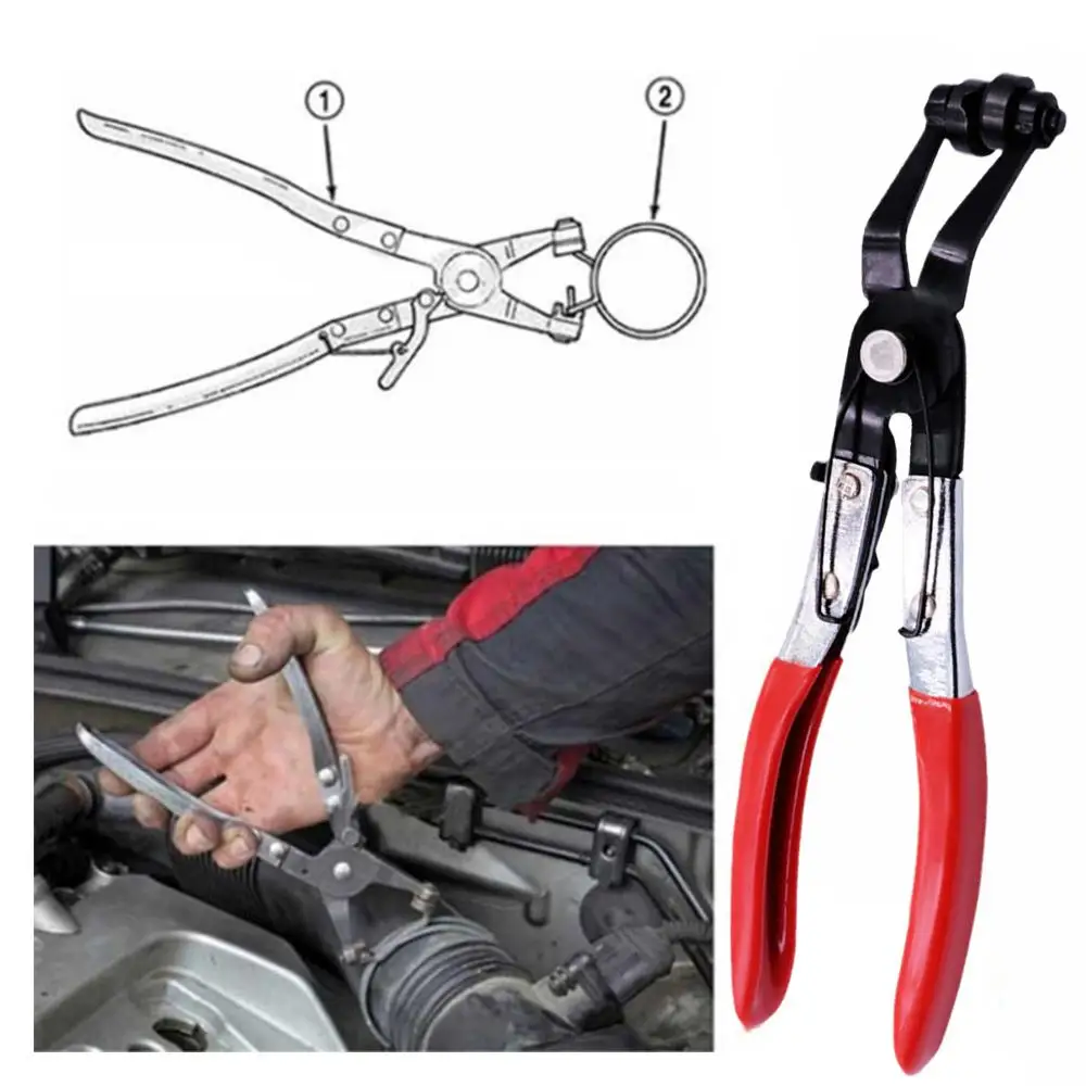 

Hose Clamp Pliers Car Water Pipe Removal Tool For Fuel Coolant Hose Pipe Clips Thicker Handle Enhance Strength Comfort B0D7