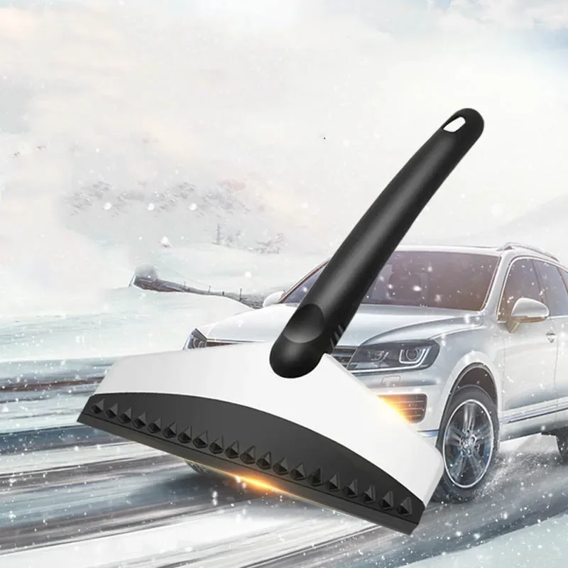 

25x16cm Stainless Steel Ice Scraper Snow Shovel Winter Car Outdoor Glass Deicing Cleaning Tools Car Windshield Cover Ice Remove