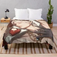 Baldurs Gate 3, Astarion Ancunín Throw Blanket Blankets For Bed Sofa Quilt Flannel Blankets 1
