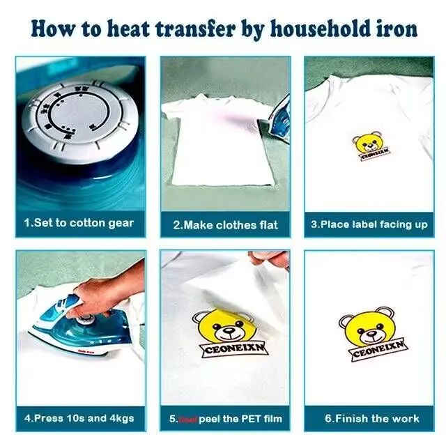 Description Picture 3 of itemCustom Your Logo Printed Stickers, Heat Transfer Garment Labels, Iron on Clothing, Washable Collar, Shirt Tags, 1Meter a Lot