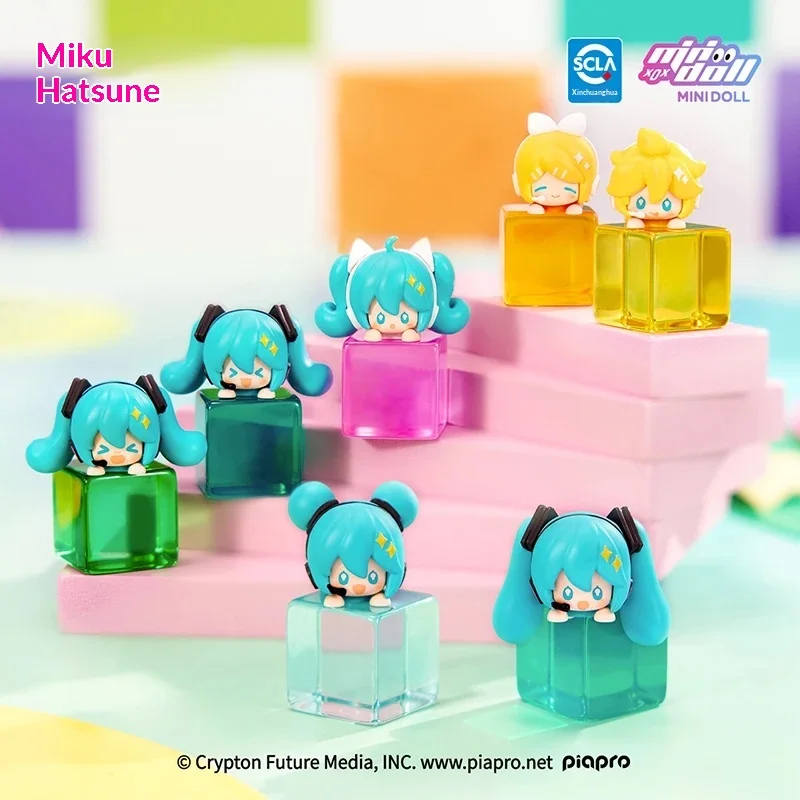 Hatsune Miku Dopamine Official Mini Bean Nesoberi Ring Blind Box - Kawaii Collectible Anime Figure Gift
