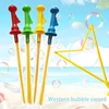 Multi-hole Western Sword Bubble Blower Large Size Handheld Rainbow Children's Toy Baby Safety No Toxic Soap Bubble Toy 1