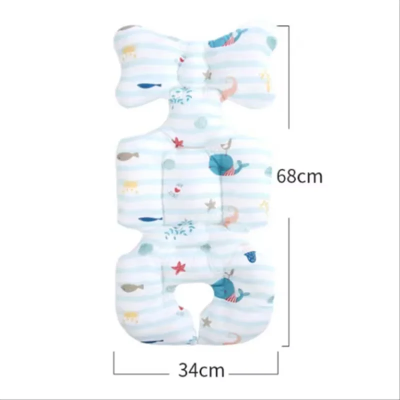 1 PCS Stroller Cushion Seat Cotton Breathable Car Pad for Baby Prams Cart Mat Liner Newborn Pushchairs Accessories