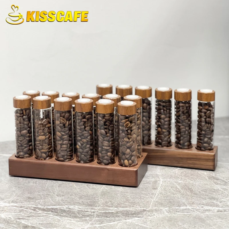 Coffee Shop Accessories Barista Accessory Single Dose Coffee Bean Storage  Container Espresso Beans Bar Tools Cafe Tube Organizer