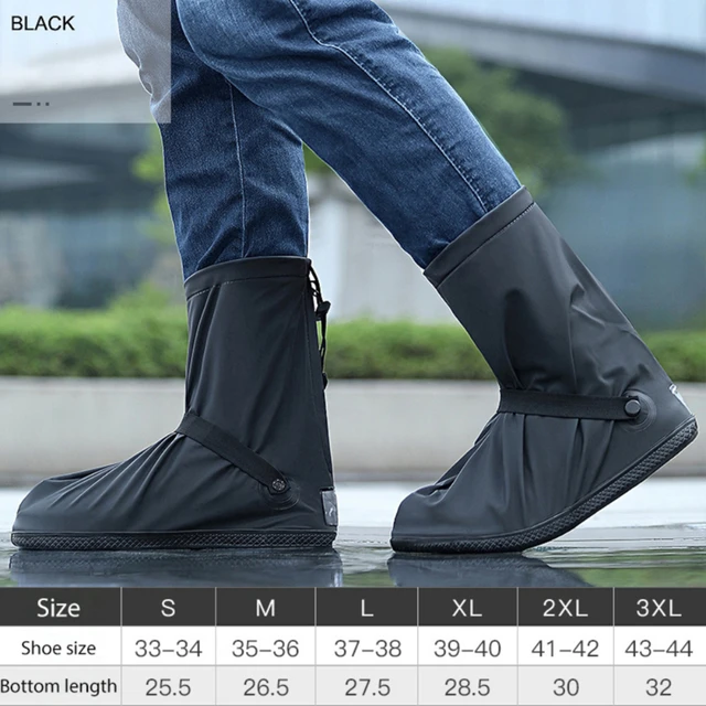 Chunyi 5 Pcs Pluie Moto pour Chaussures - Bottes Neige réutilisables avec  réflecteur  Couvre-Chaussures Protection Contre la Pluie pour Scooters,  vélo, pêche, Chasse, Camping : : Auto et Moto