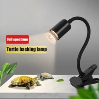220V Turtle Basking Lamp With 255075W UVA+UVB Full Spectrum Sun Lamp Bulb For Tortoise Calcium Supplement Pet Box Lighting 1