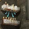 New Wall Mounted Toilet Storage Rack Accessories No-punch Acrylic Bathroom Shelf Luxury Space Saving Kitchen Storage Organizer 5