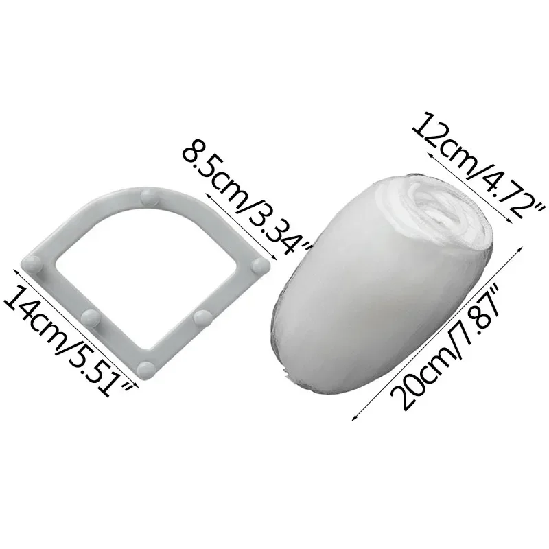 30PCS Suction Cup Sink Filter Screen Sink Organizer Kitchen Storage Bag Drain Rack Disposable Trash Bin