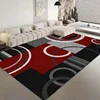 Modern Stripe Pattern Decorative Rug for Living Room Big Size Home Bedroom Decor Carpet Easy Cleaning Lounge Sofa Side Floor Mat 4