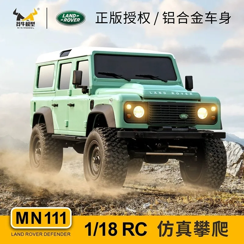 

Модель Mangniu Mn-111 Defender 1:18rc, модель игрушечного внедорожника с дистанционным управлением, полноразмерный сплав