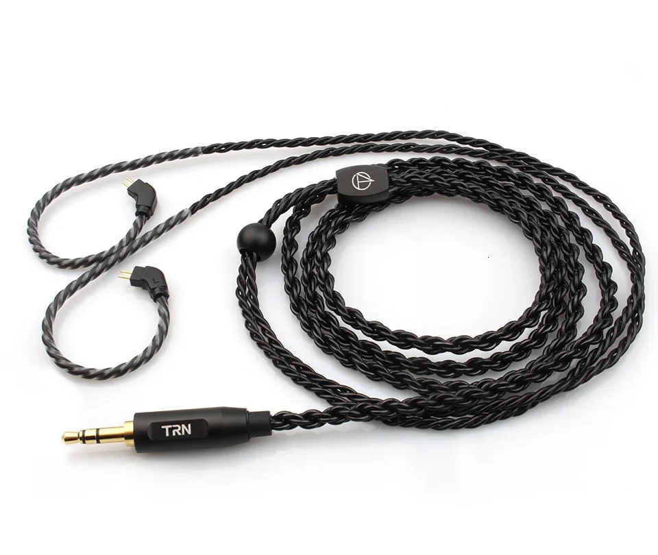 TRN A3 6 Core Earphone Wire IEM Upgrade Cable 3.5mm 0.75/0.78mm 2 Pin MMCX Earphone Wire for TRN V30/V20/V80/V90/ZST/EDX/ZS6