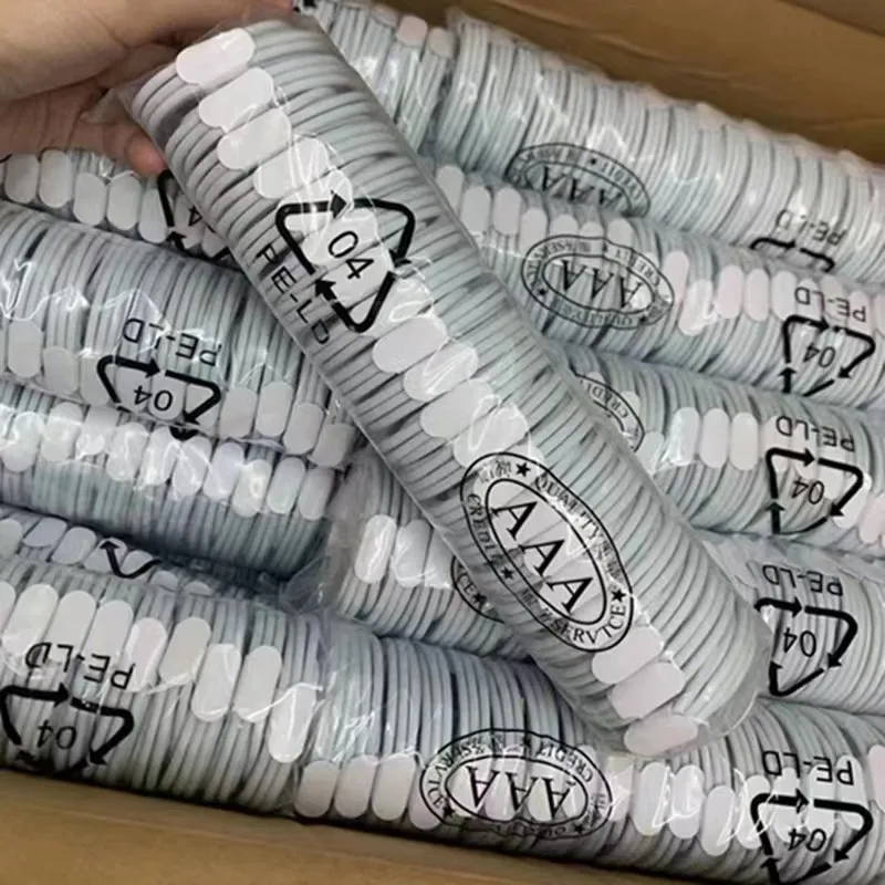Aaa Qualidade Micro Usb tipo c Cabo de Carga de Dados para x xs 11 12 13 Pro Mobile Phone Charger Cables Usb Date Wire 50 Peças Lote - Image 4
