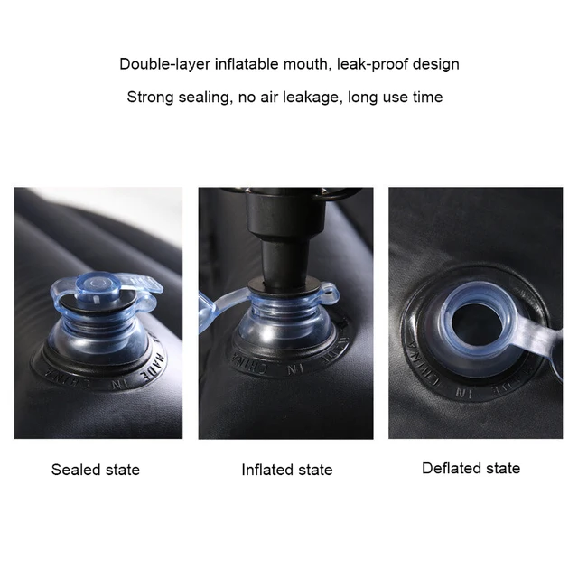 Car Air Inflatable Travel Mattress Bed Universal for Back Seat Multi functional Sofa Pillow Outdoor Camping Mat Cushion 4