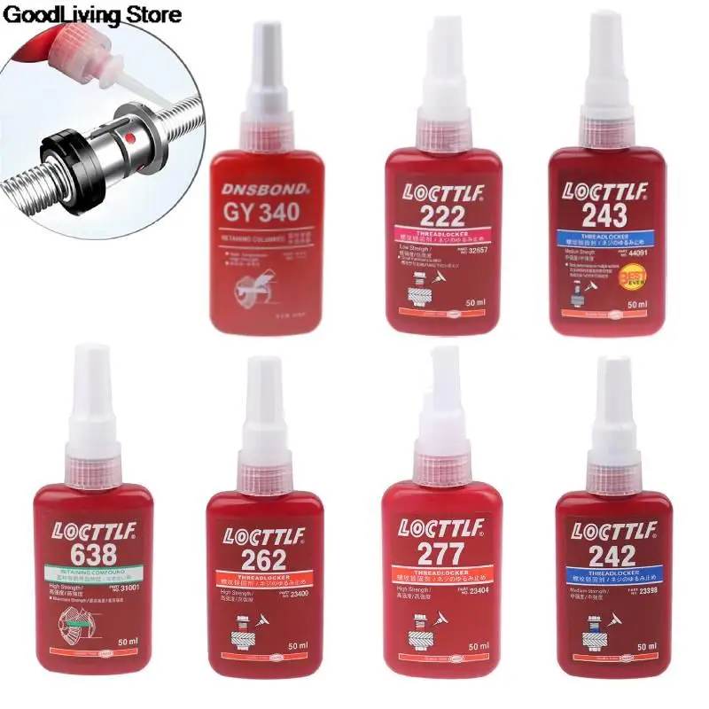 1PC50MLSealingScrewGlueRetainerLockingAdhesiveMetalScrew