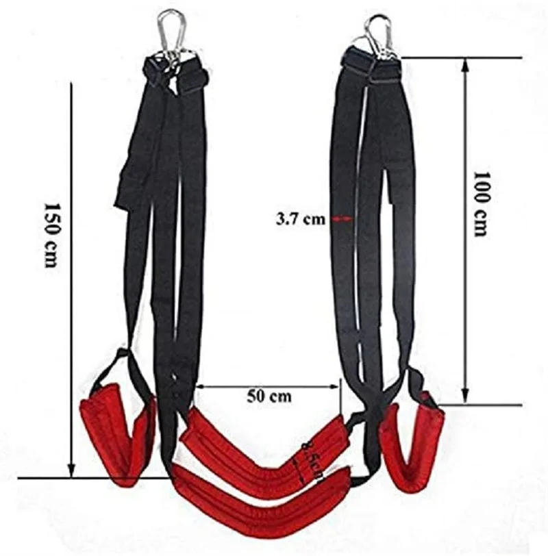 Four and Five Pad Soft Sex Swing Sex Furniture Fetish Bondage Adult Game Seat & Leg Pad Hanging Toys Couples Flirt BDSM sex toys sex swings