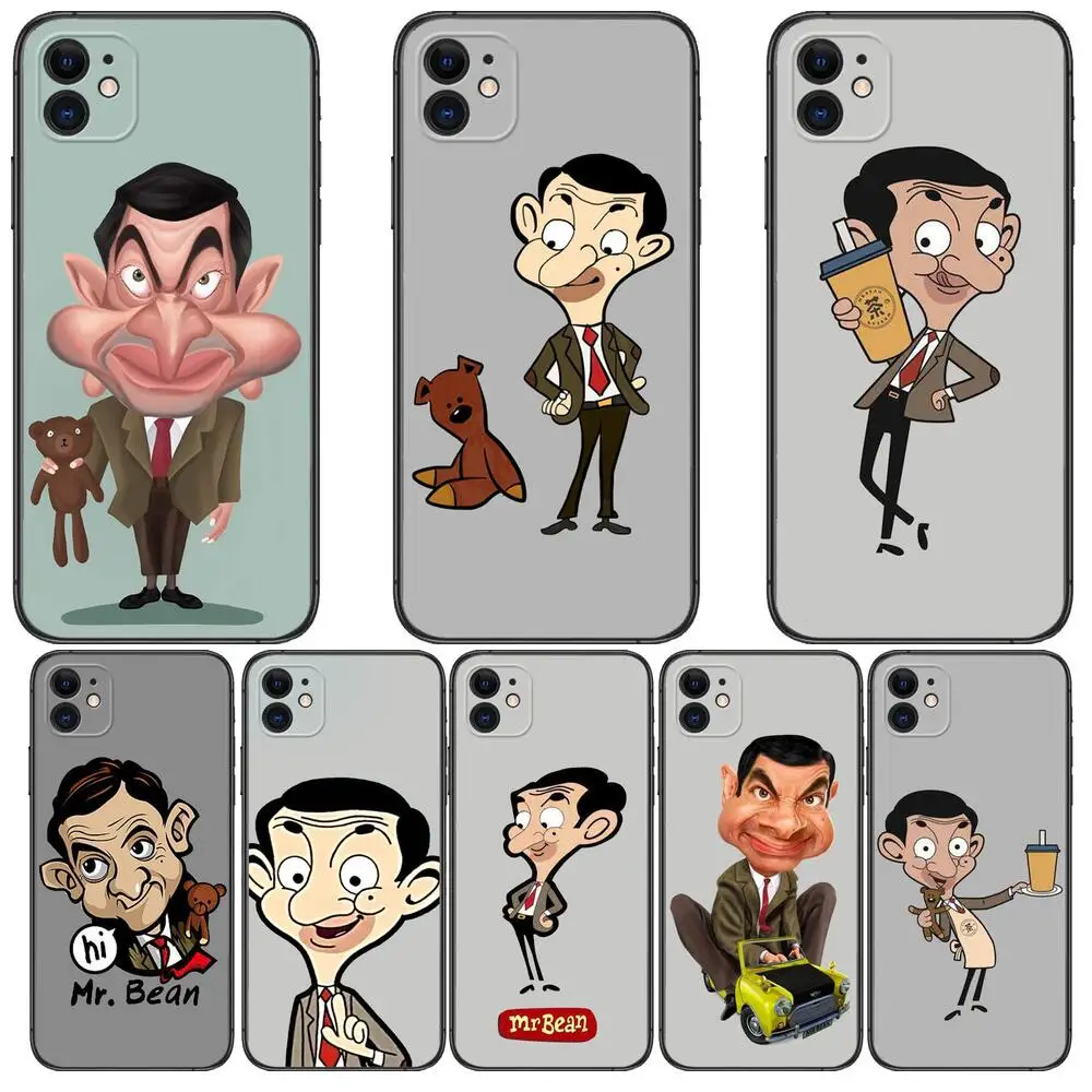 Телефонные чехлы Mr. Bean с британским ТВ-комедией для iphone 13 Pro Max Чехол 12 11 8 PLUS 7PLUS 6S XR X