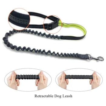 Pet Dog Leash Running Multi-functional Belt Bag Harness Collar Jogging Leading Adjustable Leashes Reflective Traction Belt Rope 6