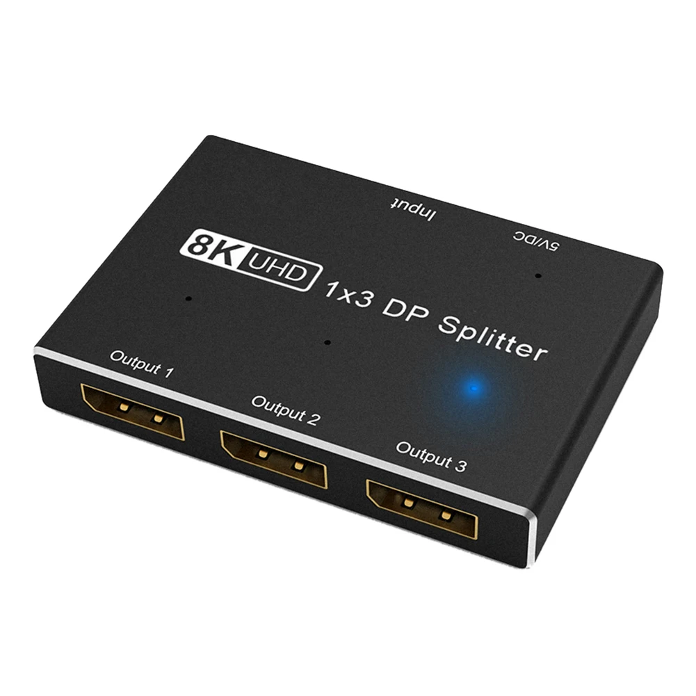 Ƽ  ø Ʈ MST SST  , 1  3 ƿ ÷ Ʈ, 8K 1X3 DP ø, 8K @ 60Hz, 4K @ 120Hz
