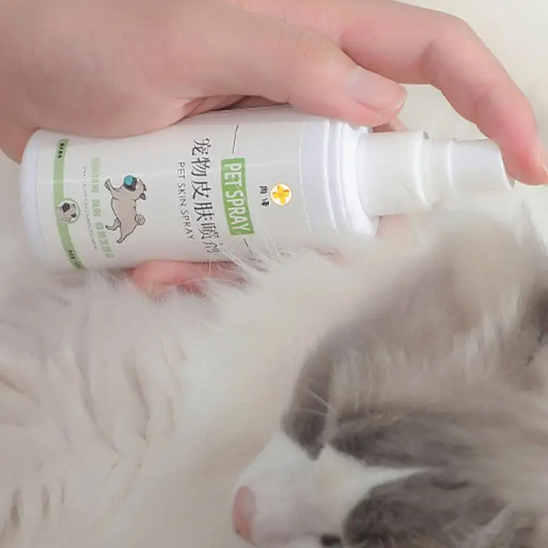 Cat Wound Spray Wound Care and Skin Repair for Dogs Skin Care Spray to Heal and Prevent Itch Scratching And Irritation Cleans