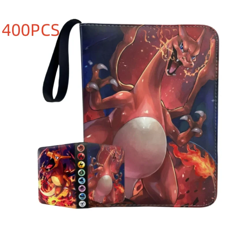 

400Pcs Kids Toy Pokemon Album Anime Photo Card Binder Photocards Cards Holder Letters Collection Folder Hobby Collectibles Toys
