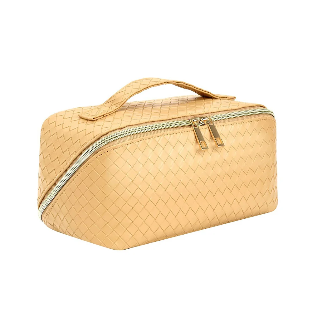 

PU High Capacity Women Square Travel Toiletry Bag Make Up Storage Organizer Washbag Large Cosmetic Bag Travel Makeup Bags Ladies