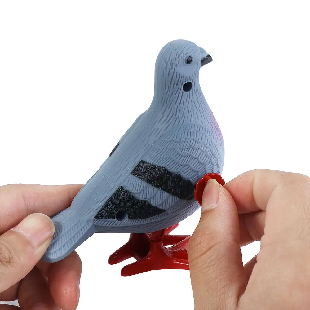 

Toy Pull Back Pigeon Ornament Decoration Plastic Animal Model Wind Up Toys Pigeon Clockwork Toys Artificial Feather Figurine