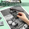 Marie's 2/4/6pcs Grey Plasticity Erasers Kneaded Rubber for Blend, Highlight, Shade, Smooth, Sketching, Drawing for Adults 3