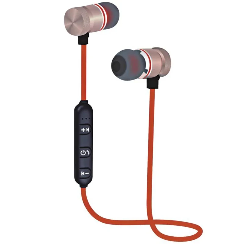 Wireless Bluetooth Headphones Magnetic Neckband Sport Earbuds_voghion.com