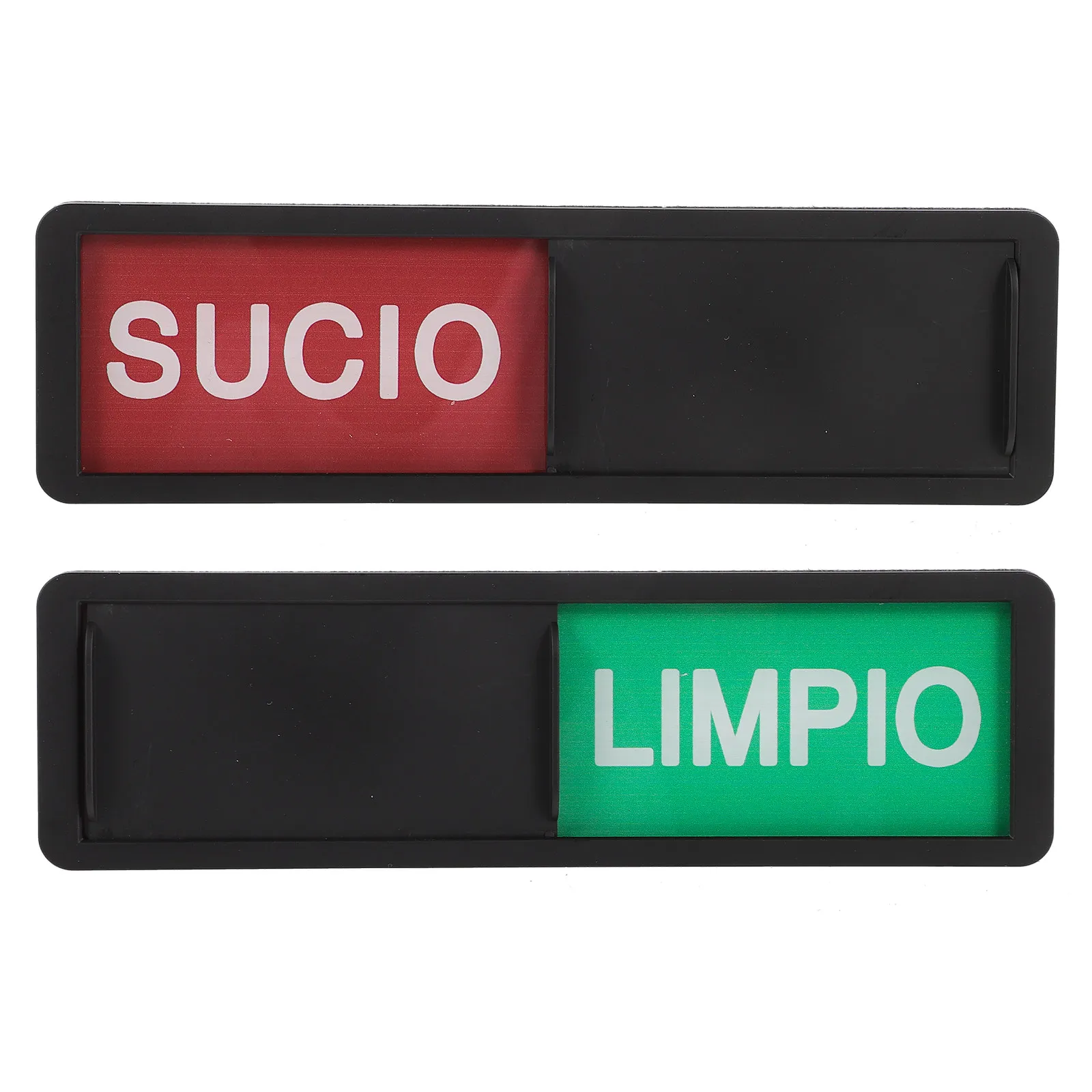 2개 세트 깨끗함/더러움 표시 자석, 자석식 표시기, 슬라이드형 식기세척기 표시판, 호텔, 레스토랑, 가정용 깨끗함/더러움 자석