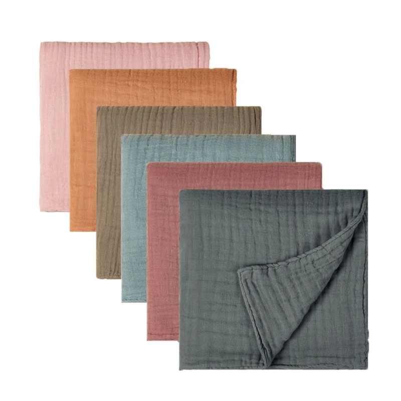 

Baby Swaddle Blanket for Girls Boys Muslin Swaddle Blanket Soft Baby Burp Cloths G99C