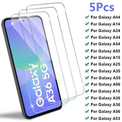 5 - Pack Premium Tempered Glass Screen Protectors - 5Pcs Tempered Glass (For Samsung A53 5G)