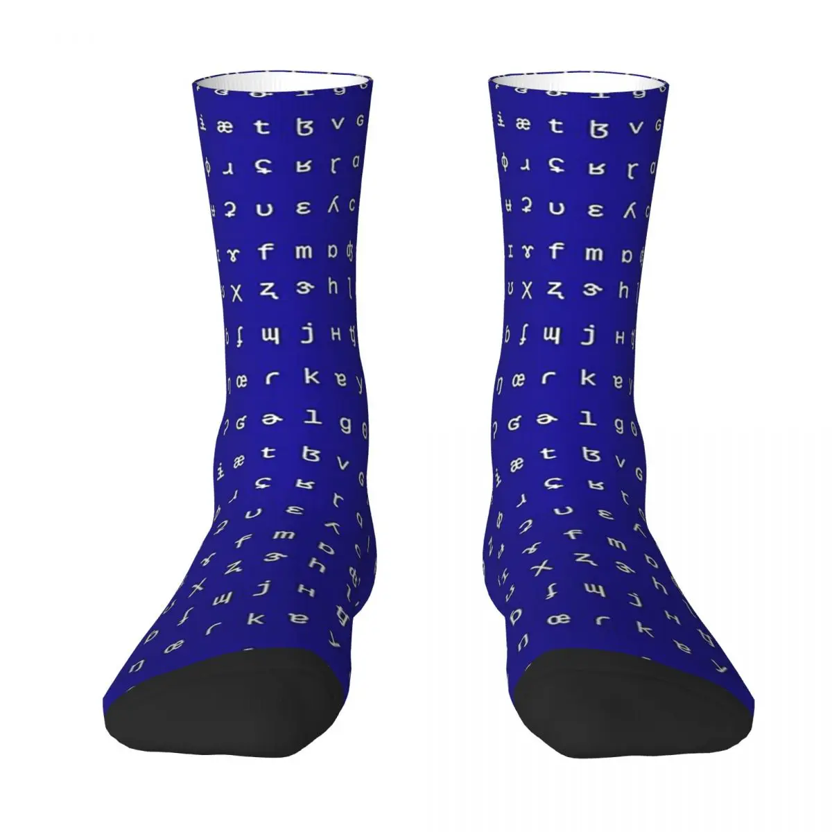 

Crew Stockings IPA Socks - Royal Blue And White Socks Harajuku Fashion Hip Hop Long Socks Accessories for Men Women Gifts