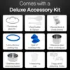 9-in-1 Total Package Instant Programmable Pressure Cooker, 6 Quart, Deluxe Accessory kit, Recipes, Pressure Cook 3