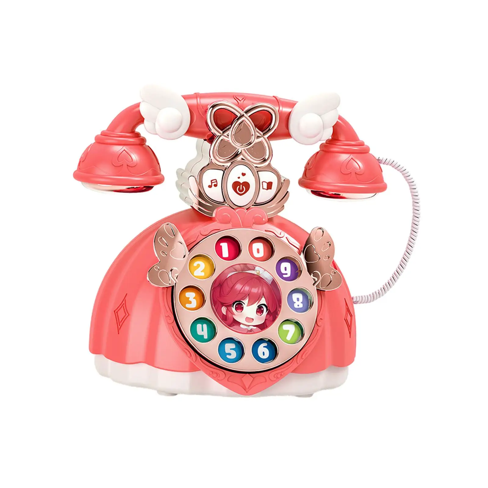 Baby Phone Music Toy Enlightenment Montessori Toy for Birthday Gift Kids