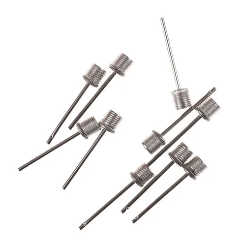 10pcs Inflating Needle Pin Nozzle Basketball Football Soccer Ball air Pump Parts ball inflating needle ball inflating nozzle
