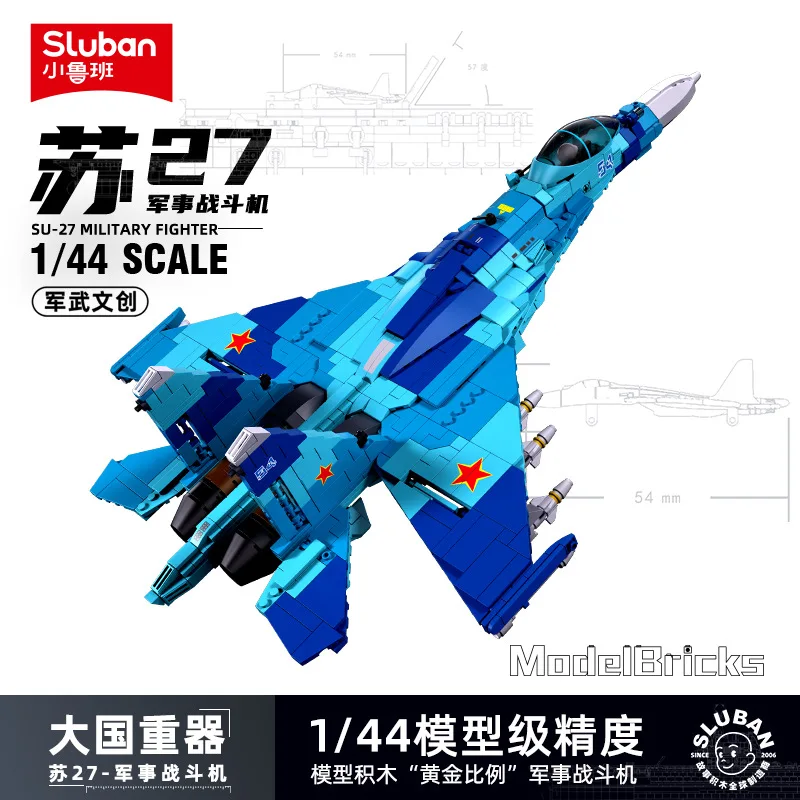Sluban MI-24 Kamov Ka-52 Helicopter F/A-18 F-14 Fighter Plane Building Blocks WW2 Aircrafts Bricks Military Model Kids Toys Gift