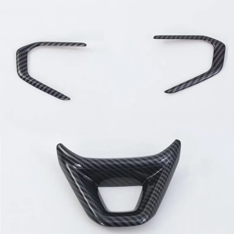 

For Chevrolet Trax RS 2024 Steering Wheel Decorative Paster Interior Accessories Tuning Modification Styling ABS Carbon Fiber