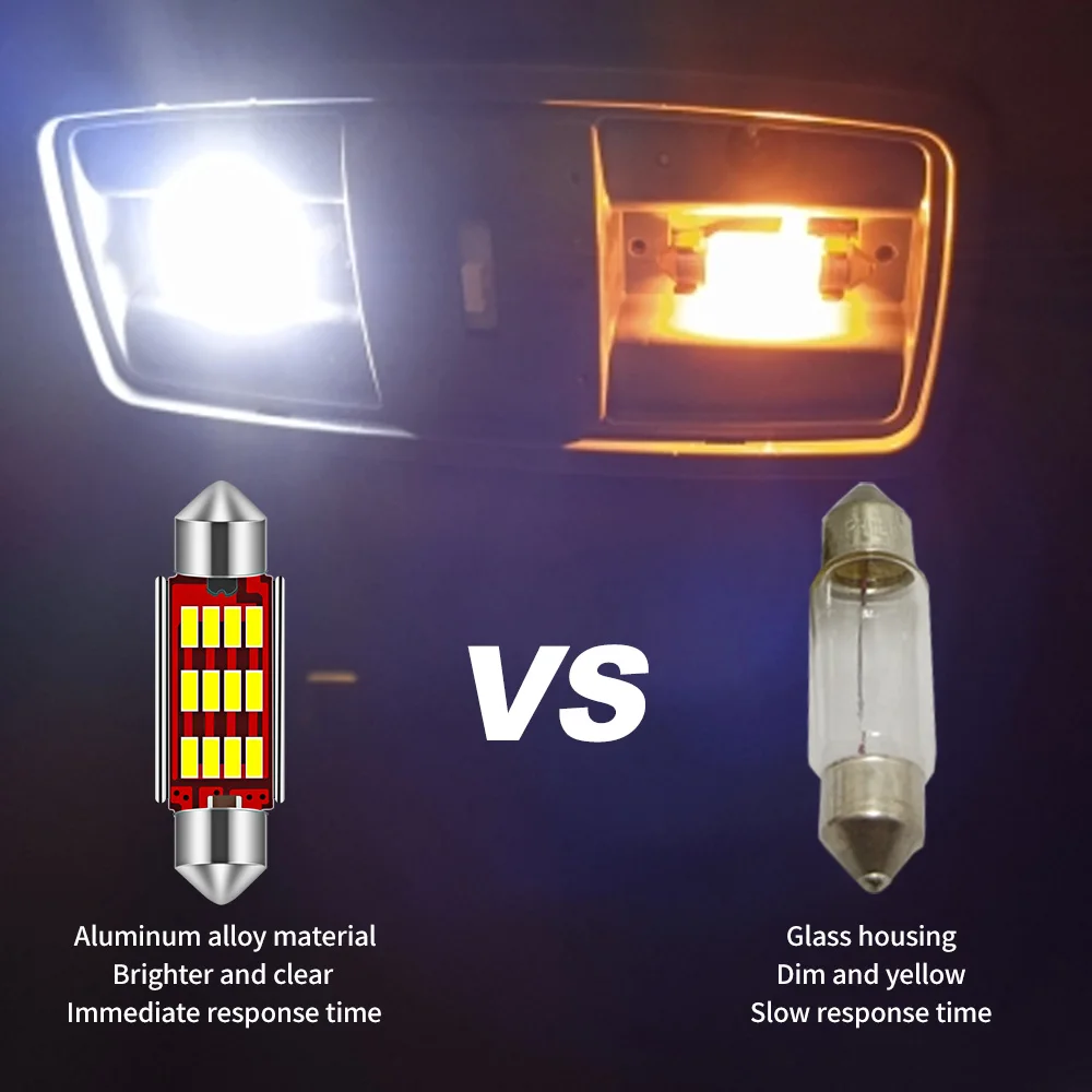 Canbus LED 佺 ڵ ȣ , ƿ A3 8P 8L A4 B5 B6 A6 C5 C6 A8 D2 TT Q3 Q5 Q7 S4 S2, 36mm 6418 C5W, 4/10PC