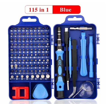 Torque Screwdriver 115 in 1 Precision Screwdriver Set Multi-function Chrome Vanadium Steel Screwdriver Hand Tools Set OEM