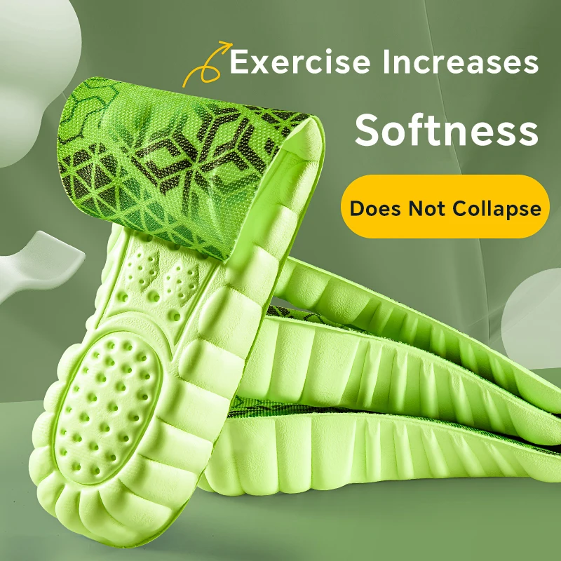 Invisible heightening insole mugwort deodorant insole breathable and comfortable men's and women's foot care insole sport insoles height increase insoles