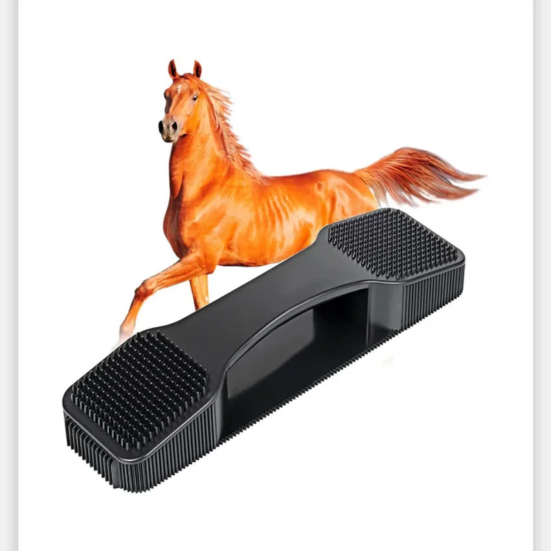 

5 в 1 щетка для ухода за лошадью, удаление шерсти домашними животными, массажный Набор для очистки пота, уход за лошадью, инструмент для выпадения лошадей