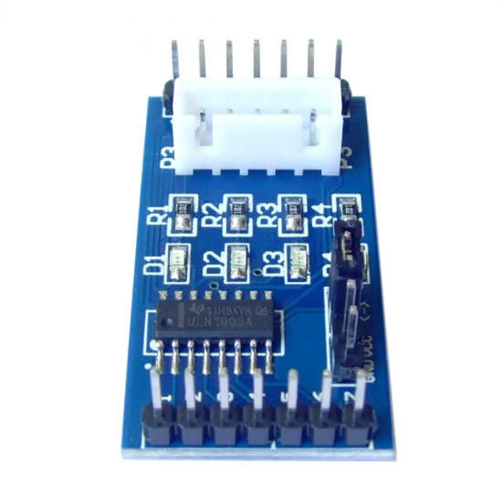 ULN2003 Five-wire Four-phase Stepper Motor Drive Module 5-12V Drive Board XH-5P+Pin Interface with Four Way Signal Indicators