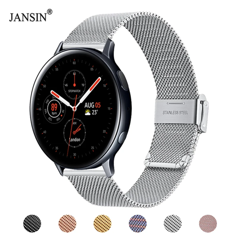 Cinturino In Metallo Per Samsung Galaxy Watch Active 2 40Mm 44Mm Cinturino Cinturino Cinturino Per Active 2 Correa Accessori Di Ricambio