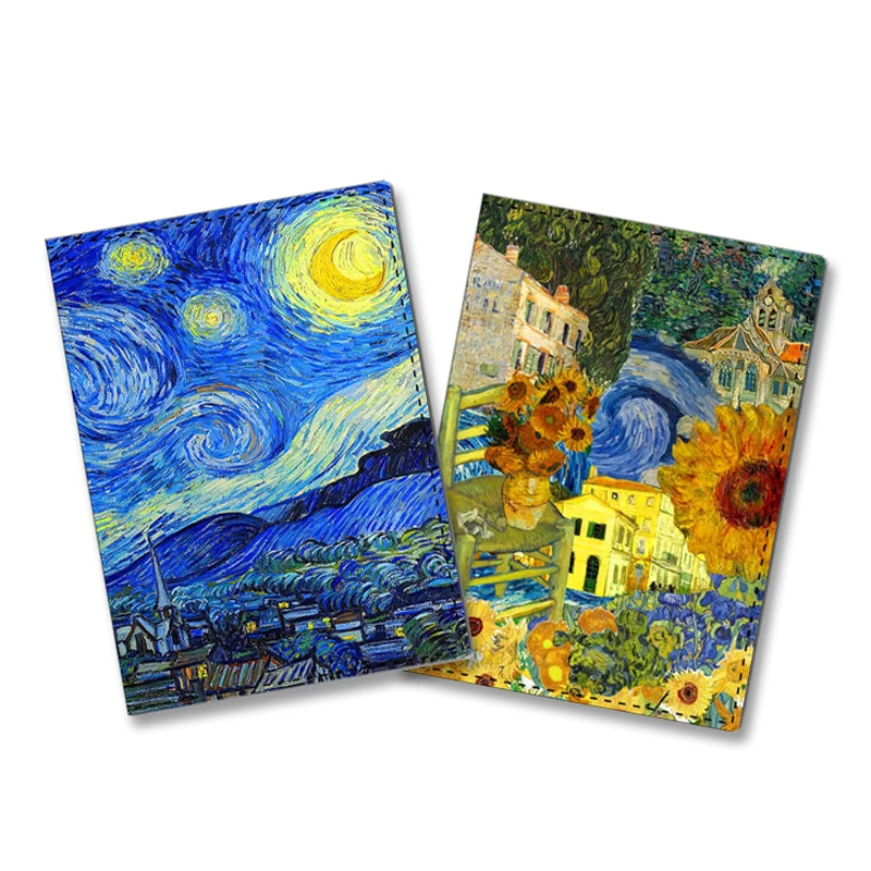 New Creative Van Gogh Oil Painting Passport Cover donna uomo accessori da viaggio The Starry Night Design protetto porta passaporto