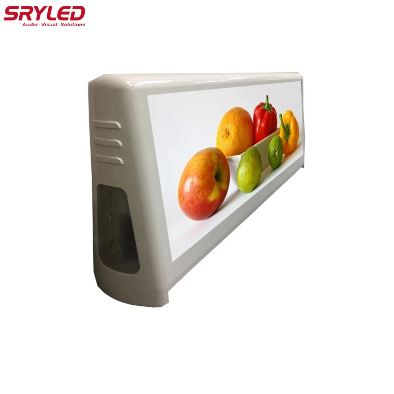 

SRYLED Taxi Top LED Screen Double Sided Wireless 4G Easy Install LED Videos Display